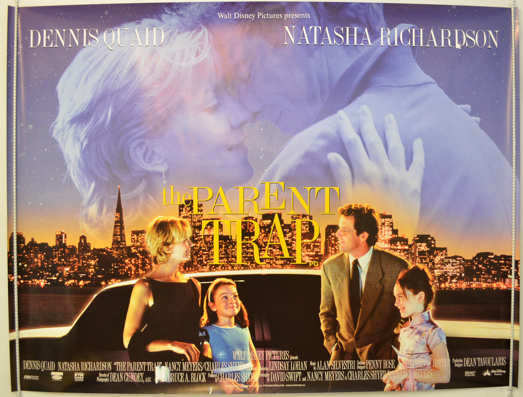 The Parent Trap  Original Quad Poster - Film Poster - Movie Poster 