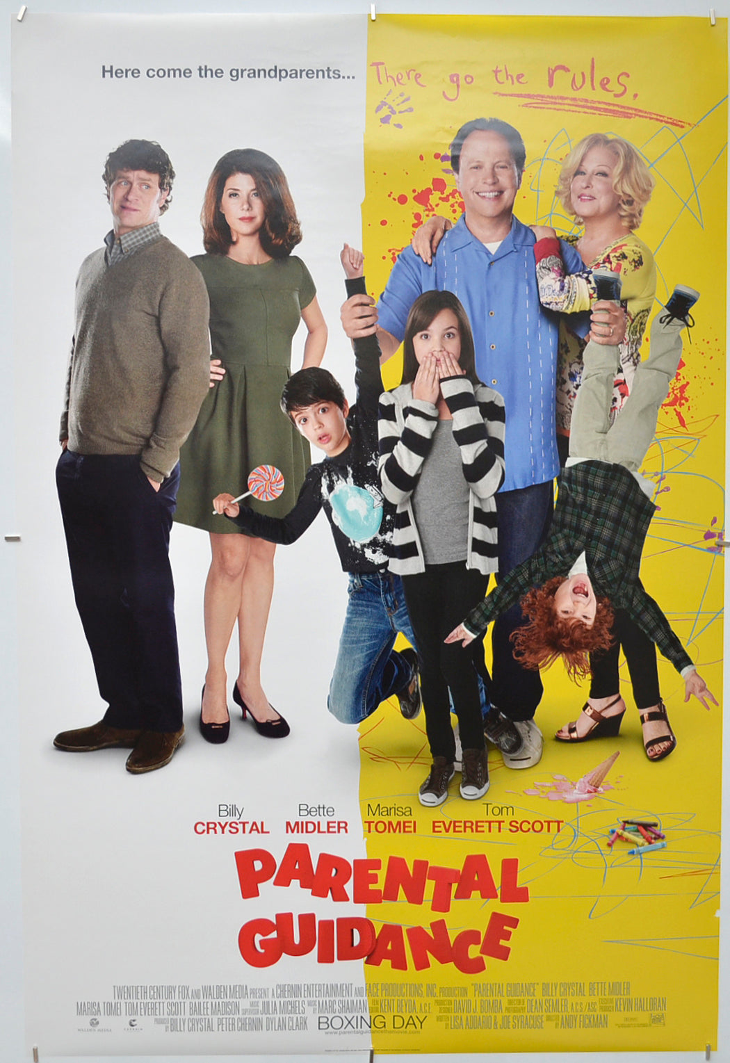 Parental Guidance Original One Sheet Poster - Film Poster - Movie Poster