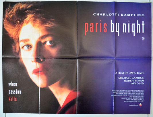 Paris By Night Original British Quad Poster - Movie Poster