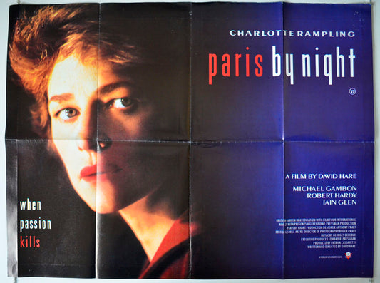 Paris By Night Original British Quad Poster - Movie Poster