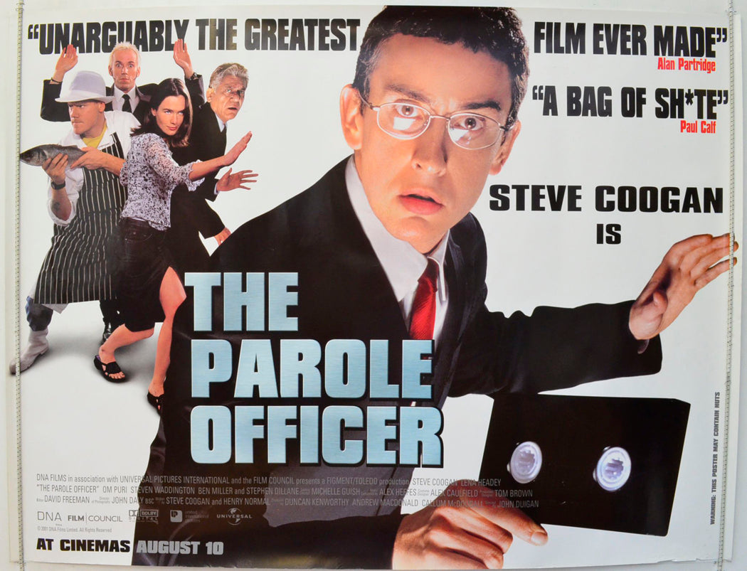 The Parole Officer Original British Quad Poster - Film Poster - Movie Poster 