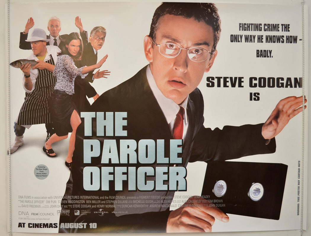 The Parole Officer   Original Quad Poster - Film Poster - Movie Poster 