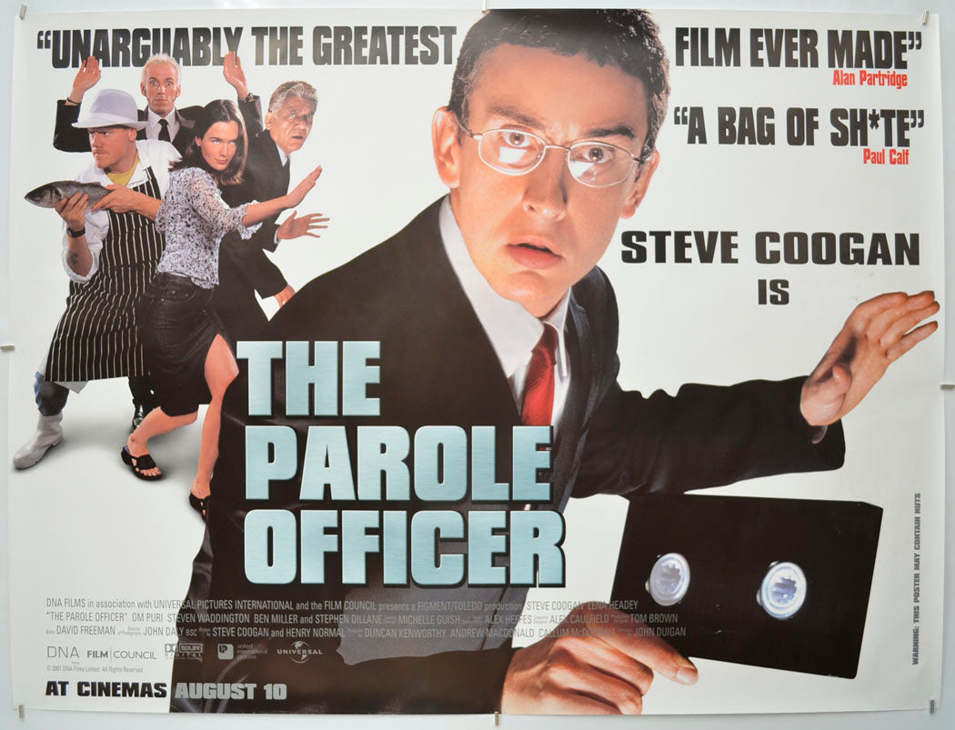 The Parole Officer Original Quad Poster - Film Poster - Movie Poster