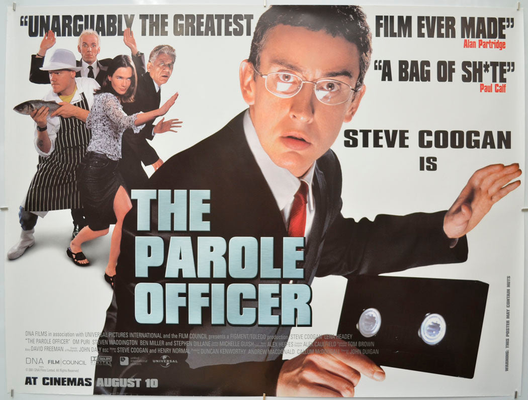 The Parole Officer Original Quad Poster - Film Poster - Movie Poster