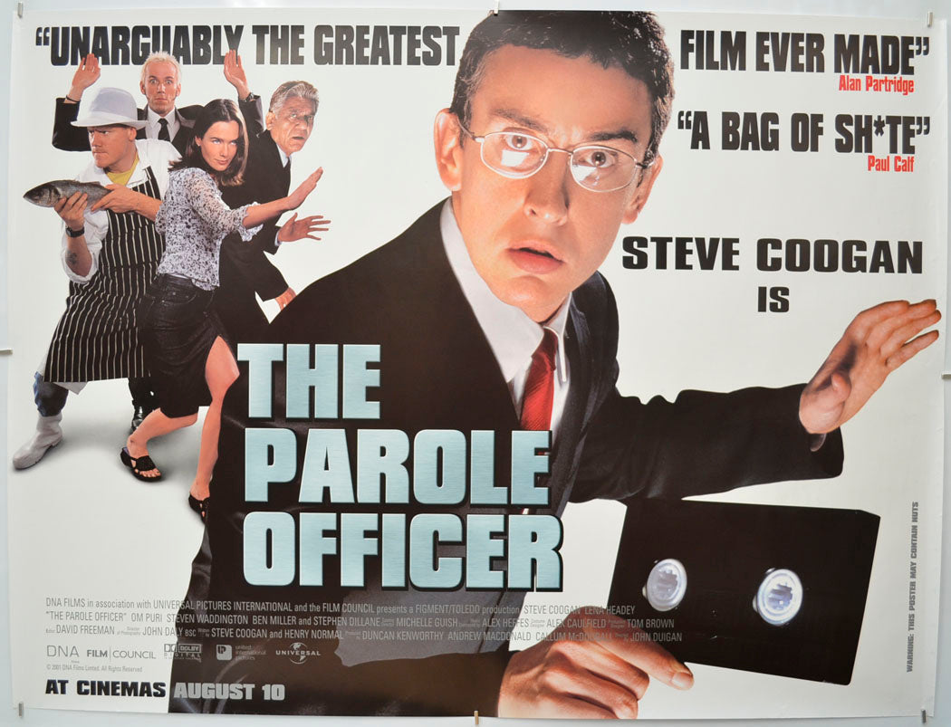 The Parole Officer Original Quad Poster - Film Poster - Movie Poster