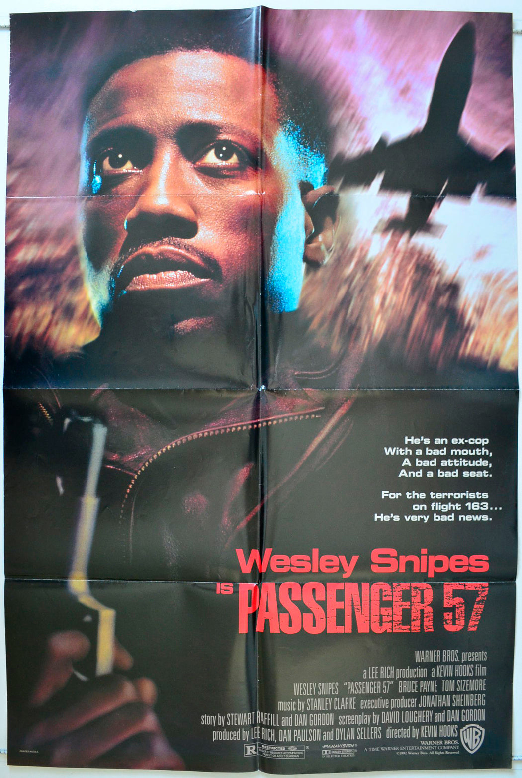 Passenger 57 Original One Sheet Poster - Movie Poster