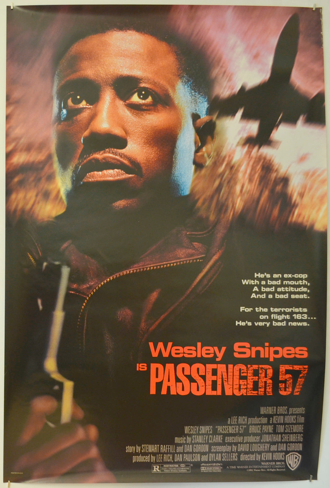 Passenger 57  Original One Sheet Poster - Film Poster - Movie Poster