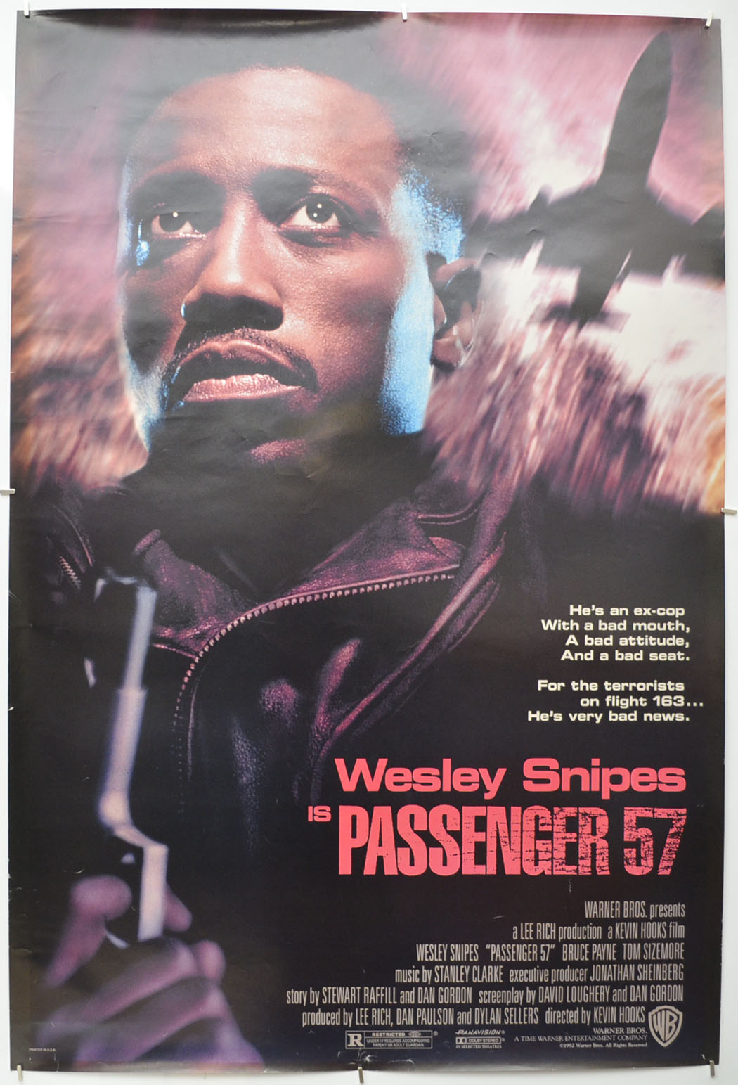 Passenger 57  Original One Sheet Poster - Film Poster - Movie Poster