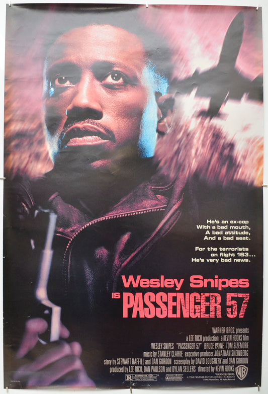 Passenger 57  Original One Sheet Poster - Film Poster - Movie Poster