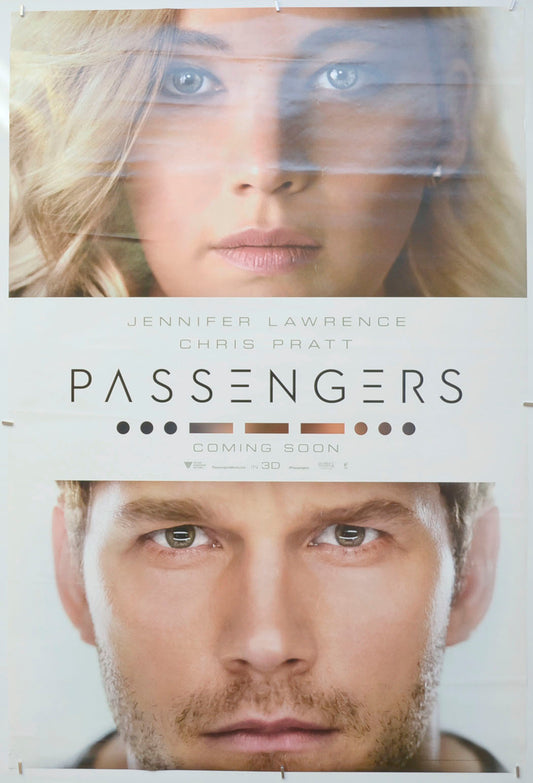 Passengers (Teaser / Advance Version) Original One Sheet Poster - Film Poster - Movie Poster