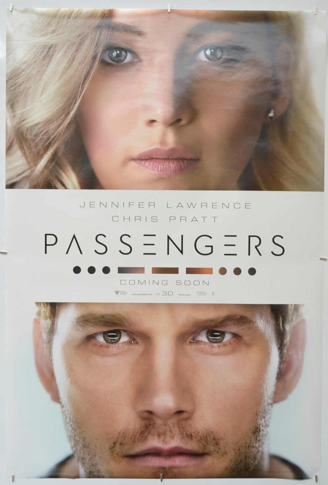 Passengers (Teaser / Advance Version ) Original One Sheet Poster - Film Poster - Movie Poster