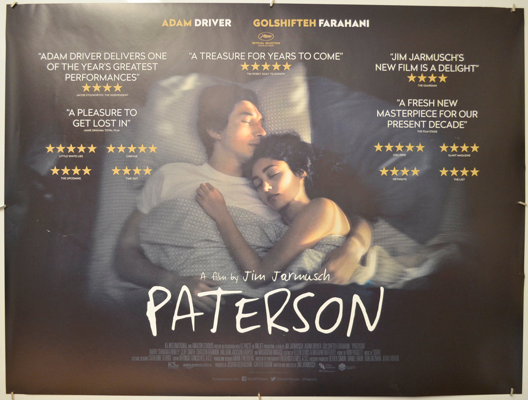 Paterson Original Quad Poster - Film Poster - Movie Poster