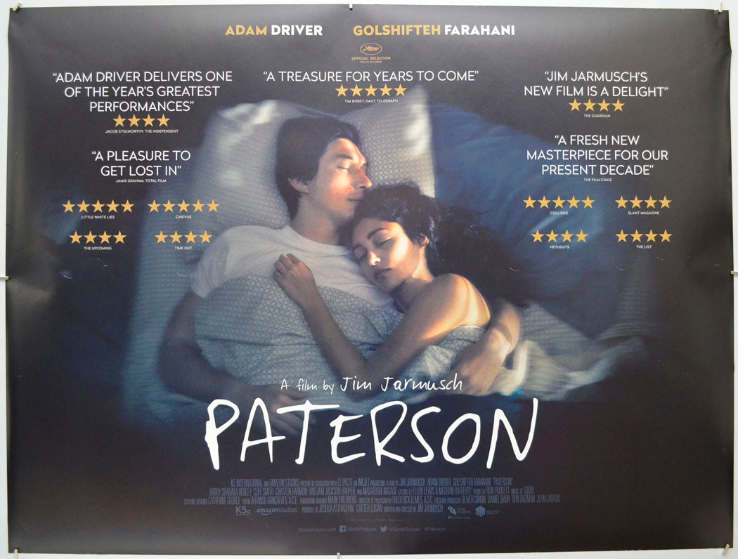 Paterson  Original Quad Poster - Film Poster - Movie Poster