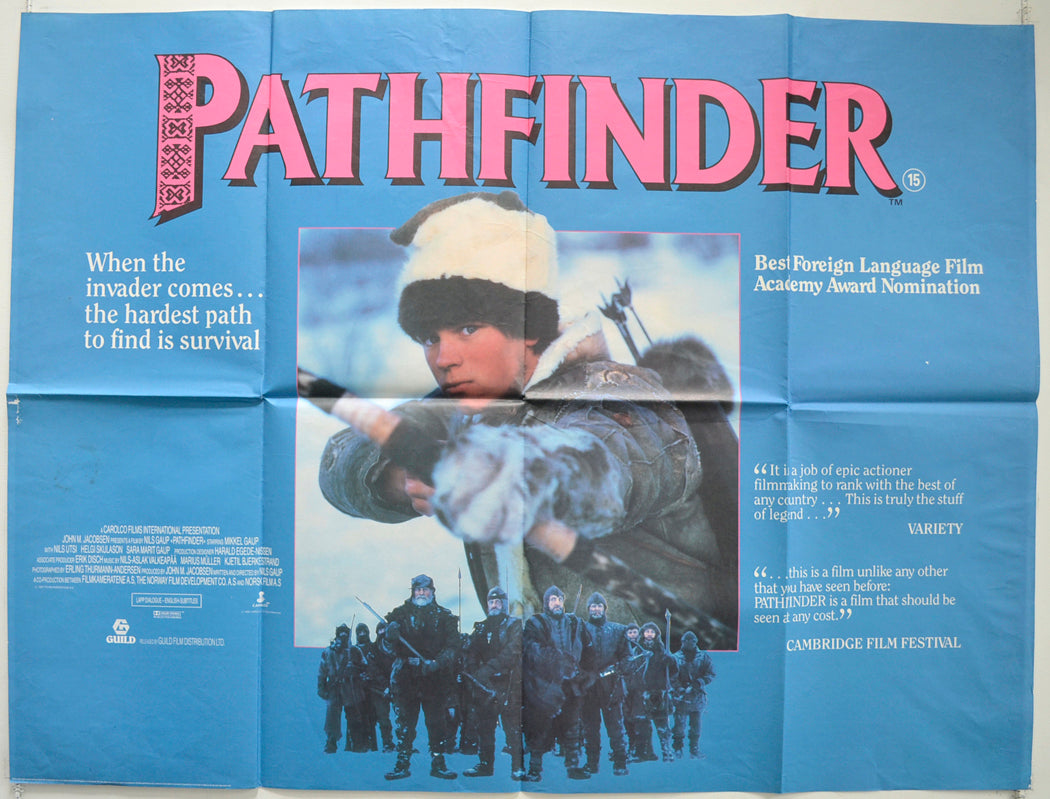 Pathfinder  Original British Quad Poster - Film Poster - Movie Poster 