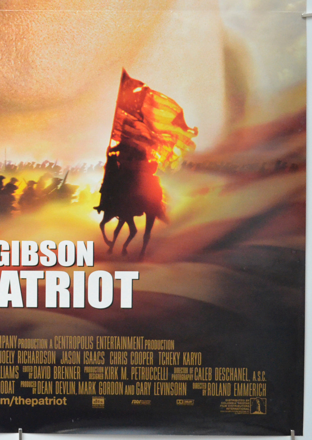 THE PATRIOT (Bottom Right) Cinema One Sheet Movie Poster 