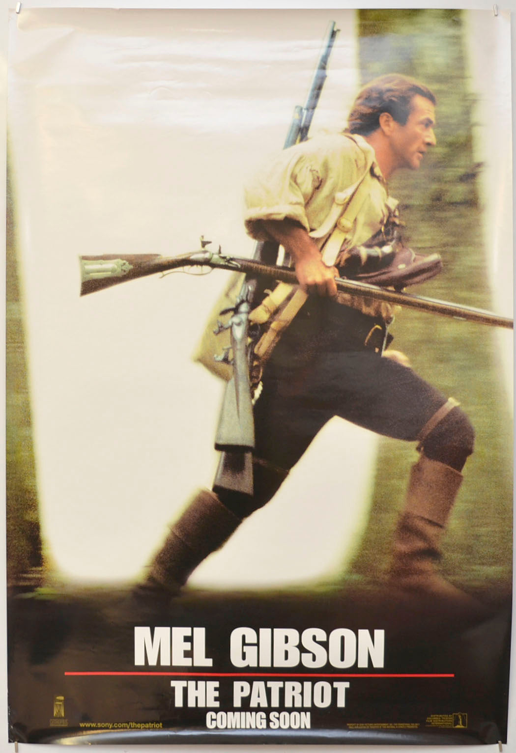 The Patriot (Teaser / Advance Version) Original One Sheet Poster - Film Poster - Movie Poster