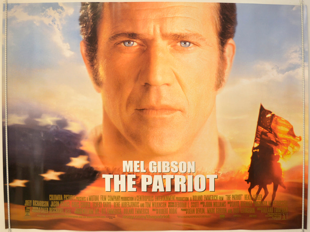 The Patriot  Original Quad Poster - Film Poster - Movie Poster 