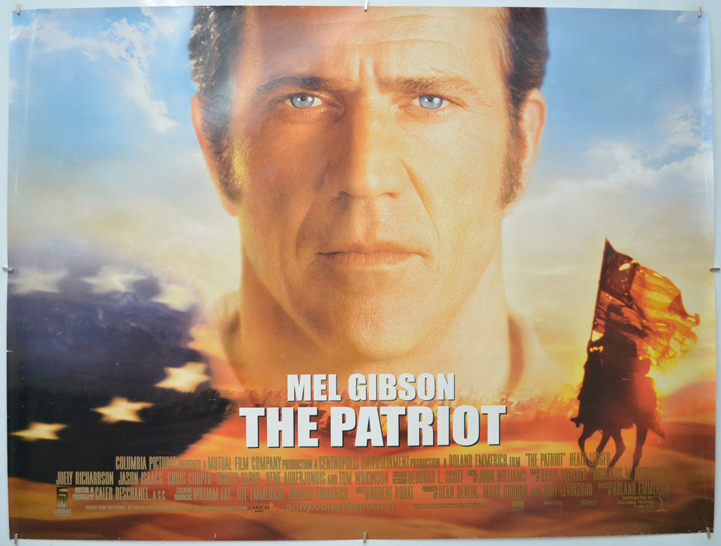 The Patriot Original Quad Poster - Film Poster - Movie Poster