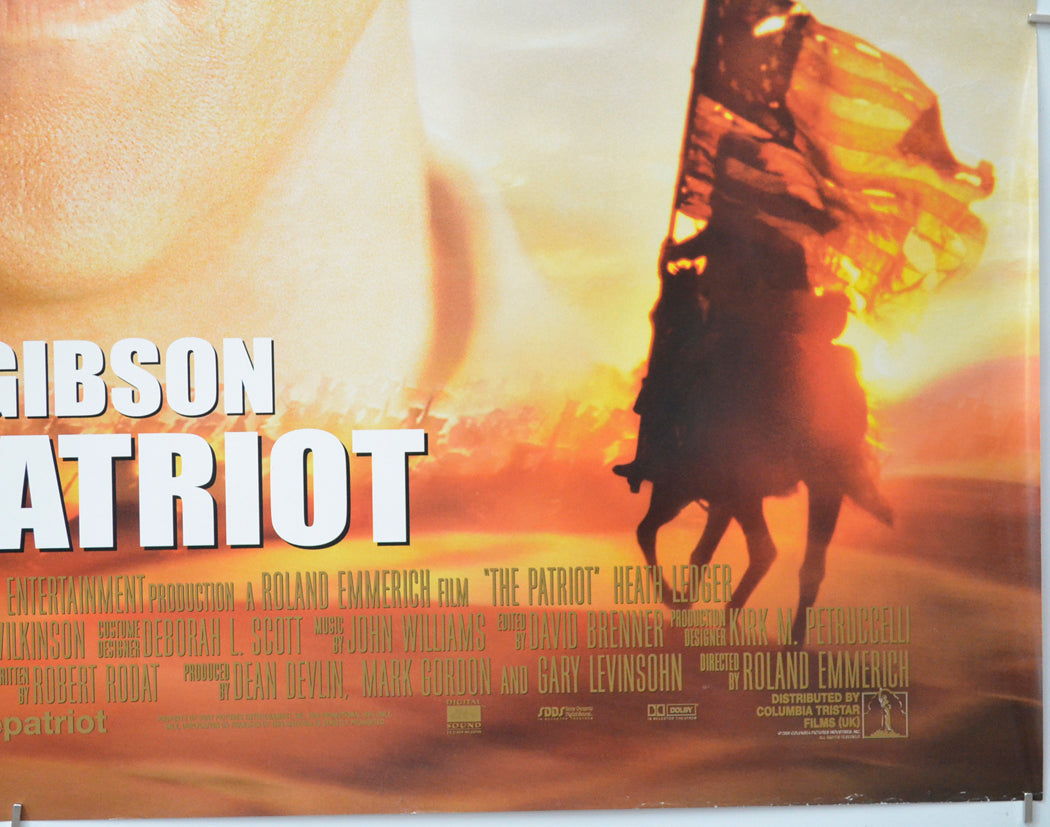 THE PATRIOT (Bottom Right) Cinema Quad Movie Poster 