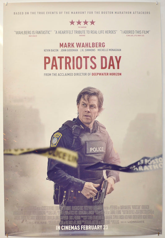 Patriots Day Original One Sheet Poster - Film Poster - Movie Poster