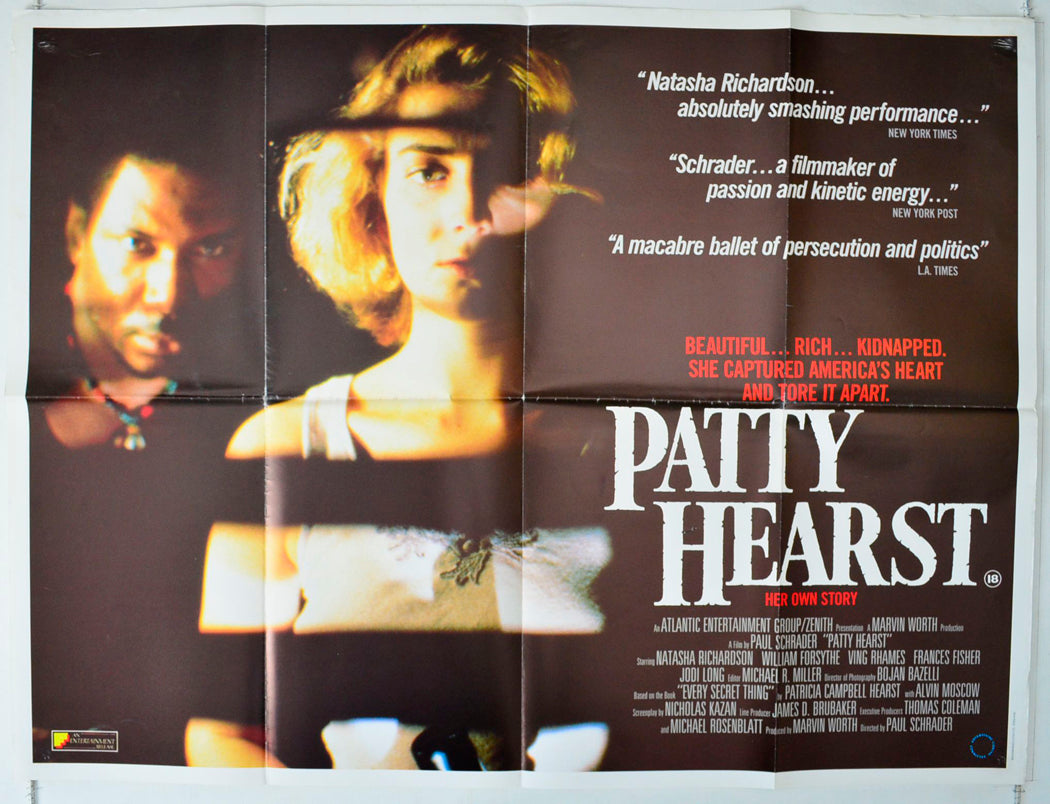 Patty Hearst Original British Quad Poster - Movie Poster