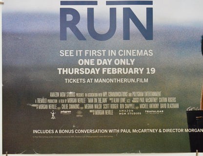 Paul McCartney: Man on the Run (Bottom Left) Cinema Quad Movie Poster 