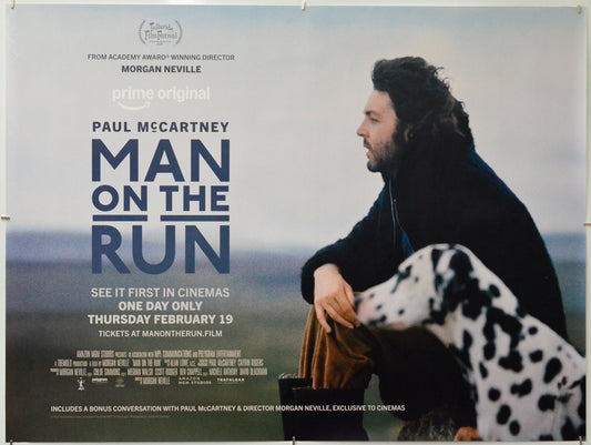 Paul McCartney: Man on the Run - Original Quad Poster - Film Poster - Movie Poster