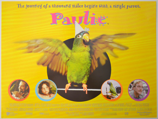 Paulie Original Mini Quad Poster - Film Poster - Movie Poster