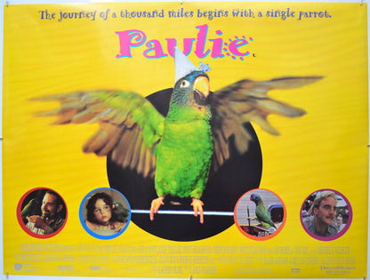 Paulie Original Quad Poster - Film Poster - Movie Poster