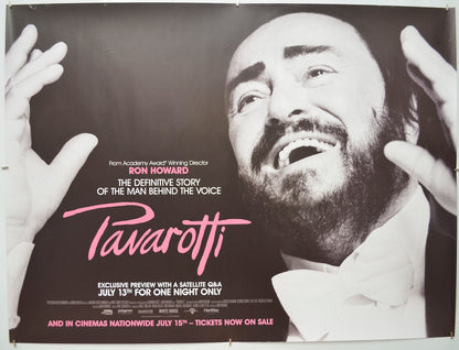 Pavarotti  - Original Quad Poster - Film Poster - Movie Poster