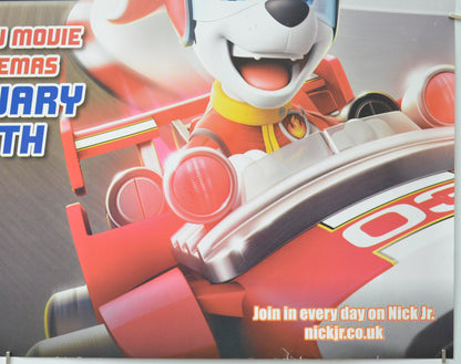 PAW PATROL: READY, RACE, RESCUE (Bottom Right) Cinema Quad Movie Poster 