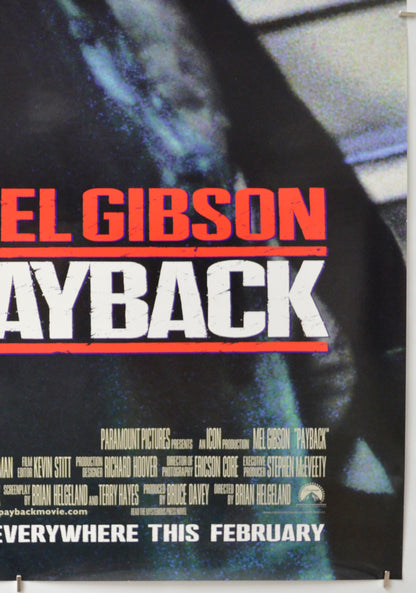 PAYBACK (Bottom Right) Cinema One Sheet Movie Poster 