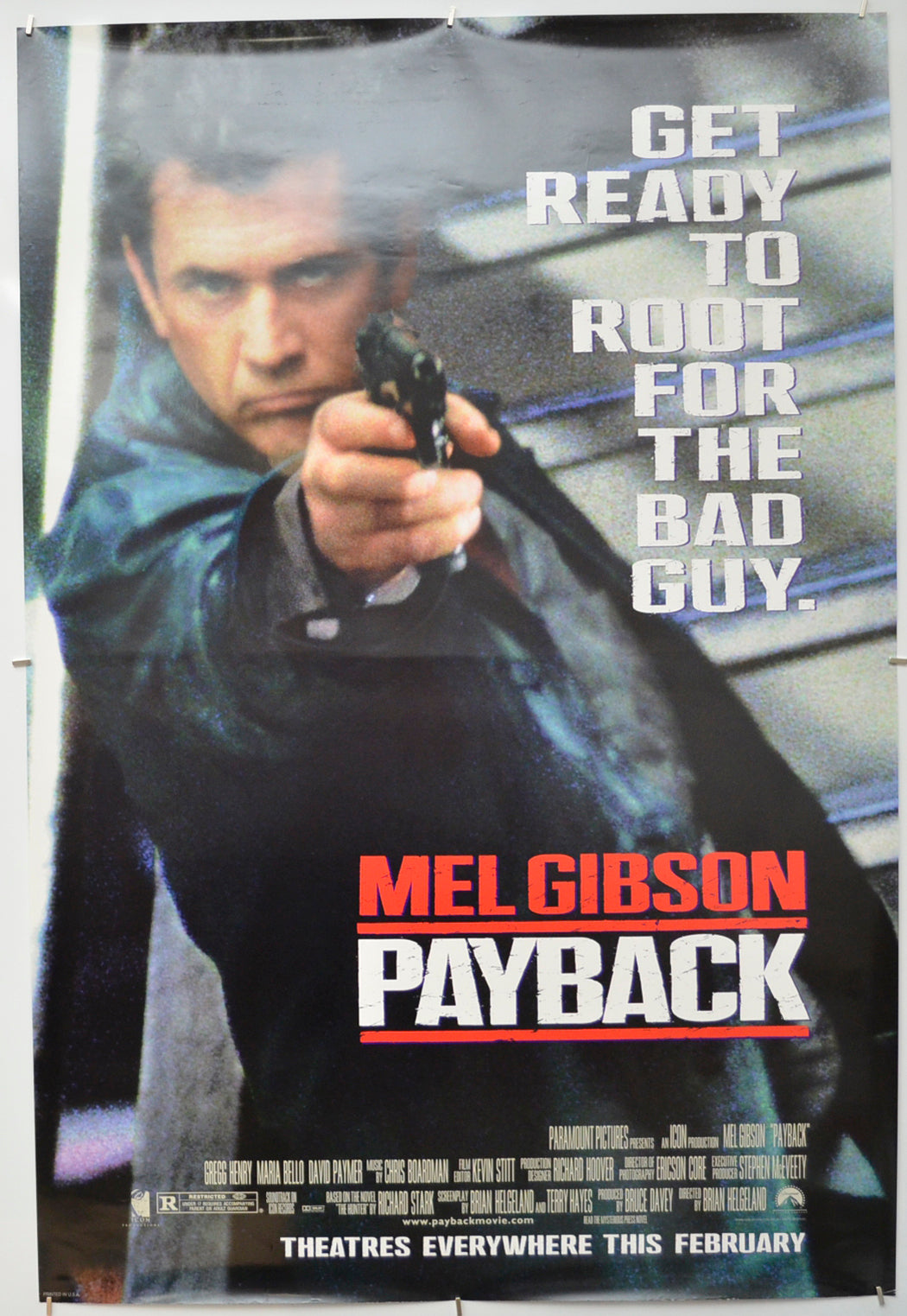 Payback Original One Sheet Poster - Film Poster - Movie Poster