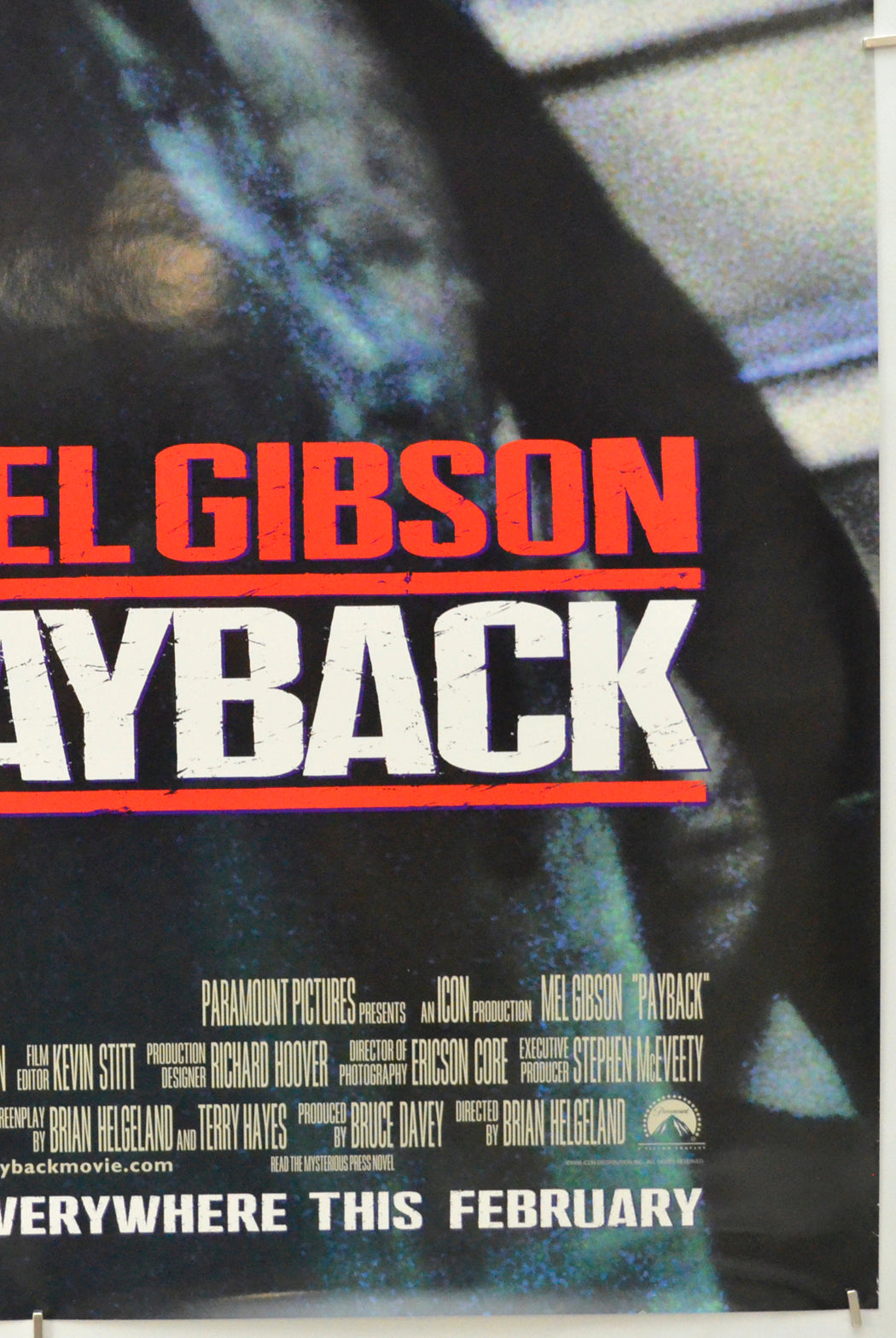 PAYBACK (Bottom Right) Cinema One Sheet Movie Poster 