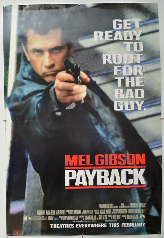 Payback Original One Sheet Poster - Film Poster - Movie Poster