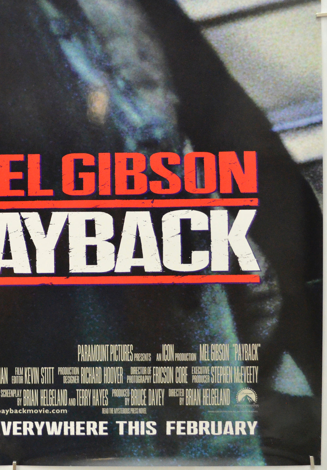 PAYBACK (Bottom Right) Cinema One Sheet Movie Poster 