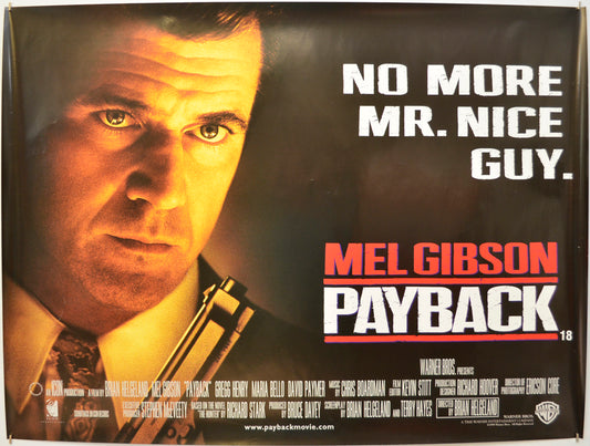 Payback Original Quad Poster - Film Poster - Movie Poster - Cinema Poster