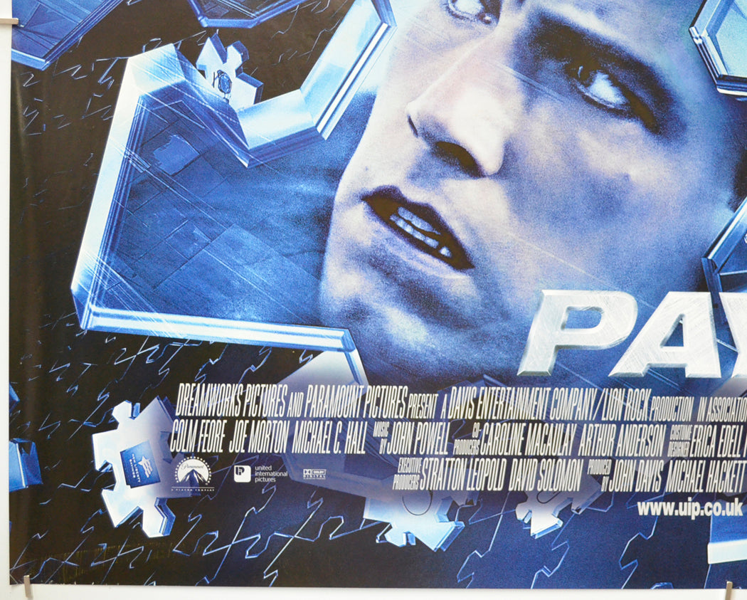 PAYCHECK (Bottom Left) Cinema Quad Movie Poster 