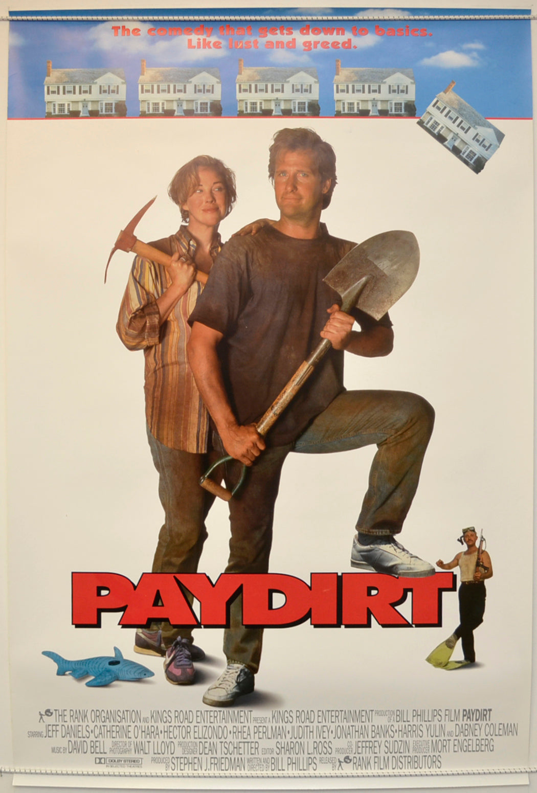 Paydirt  Original One Sheet Poster - Film Poster - Movie Poster 