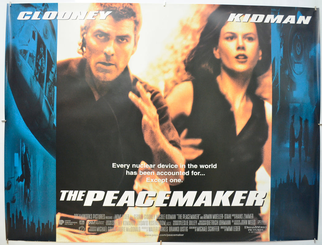 The Peacemaker Original Quad Poster - Film Poster - Movie Poster