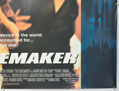 THE PEACEMAKER (Bottom Right) Cinema Quad Movie Poster 