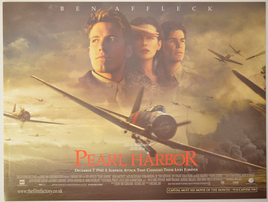 Pearl Harbor Original Mini Quad Poster - Film Poster - Movie Poster