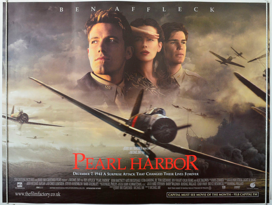 Pearl Harbor Original British Quad Poster - Movie Poster