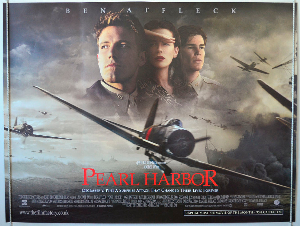 Pearl Harbor Original British Quad Poster - Movie Poster