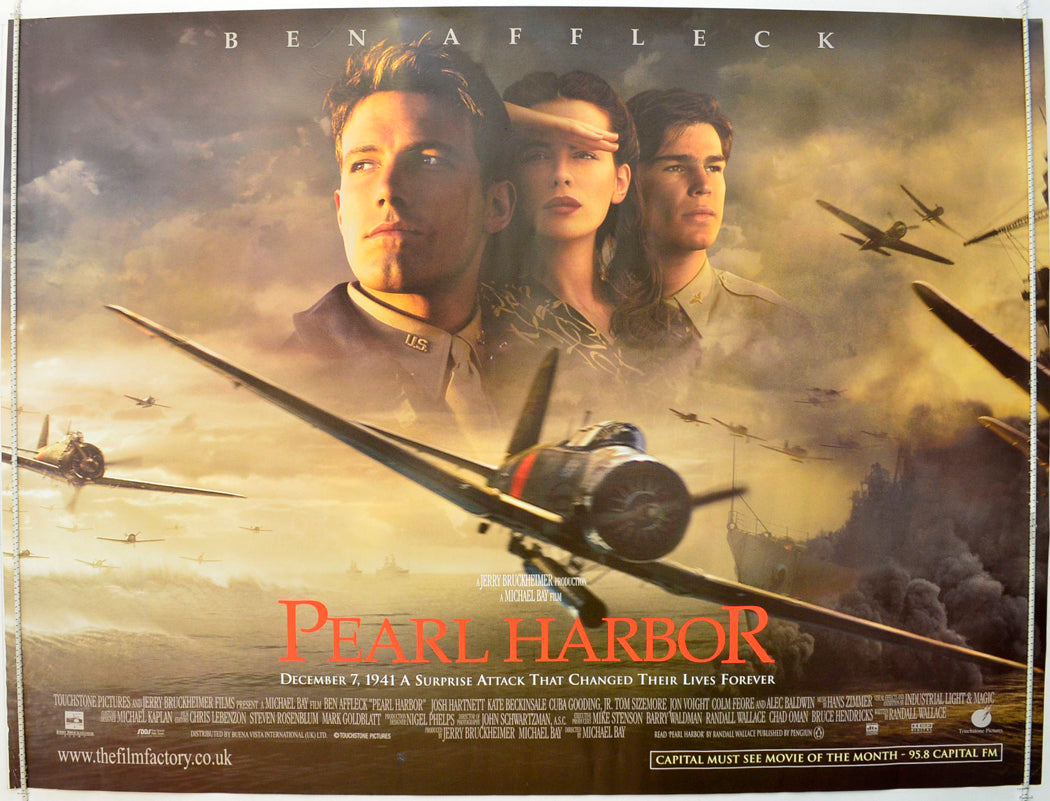 Pearl Harbor  Original British Quad Poster - Film Poster - Movie Poster