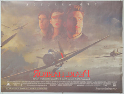 Pearl Harbor (Back) Cinema Quad Movie Poster 