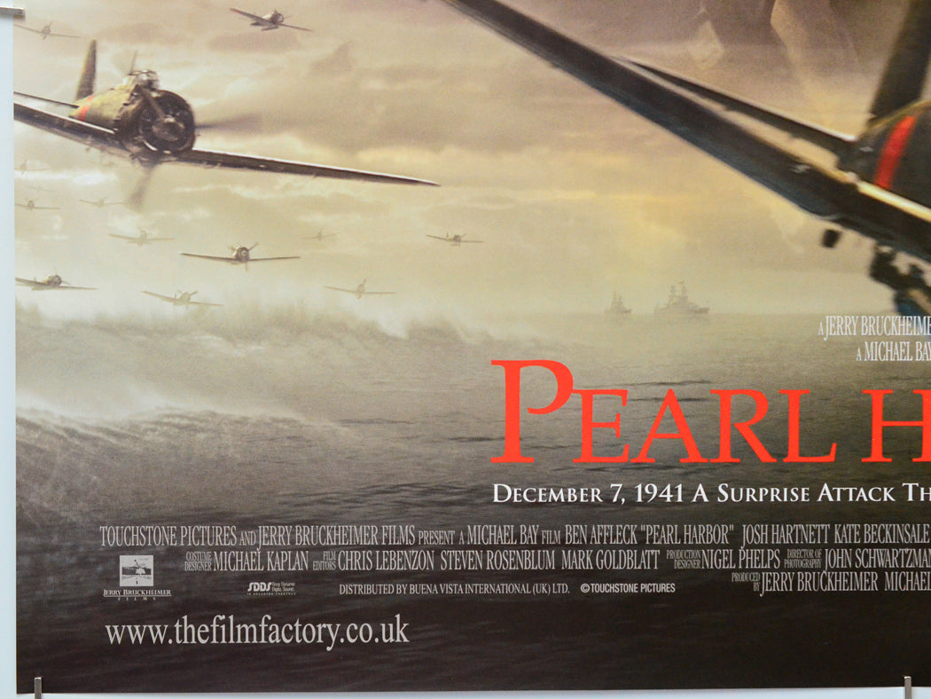 Pearl Harbor (Bottom Left) Cinema Quad Movie Poster 