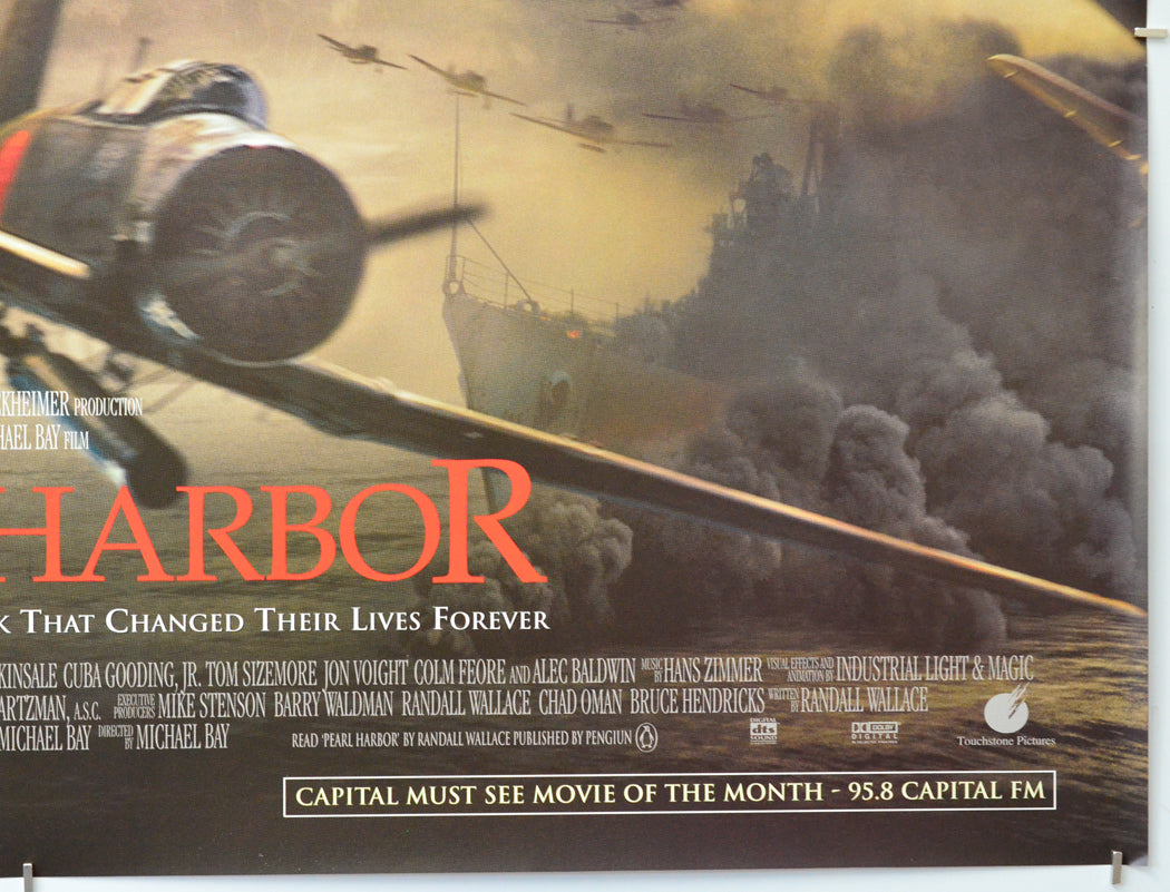 Pearl Harbor (Bottom Right) Cinema Quad Movie Poster 
