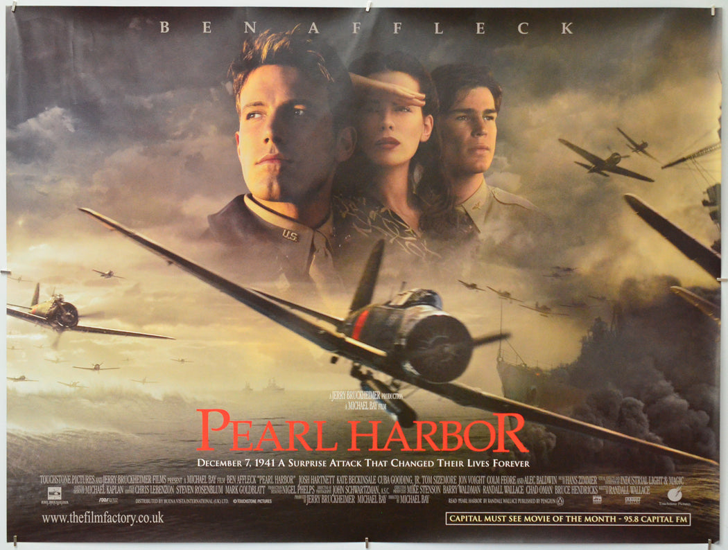 Pearl Harbor - Original Quad Poster - Film Poster - Movie Poster
