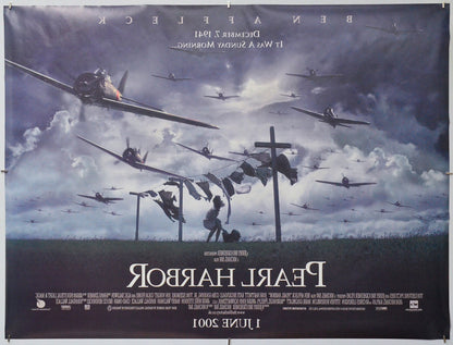 Pearl Harbor (Back) Cinema Quad Movie Poster 